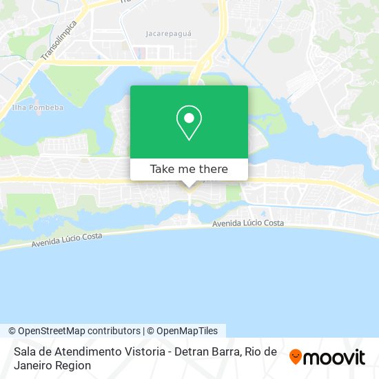 Sala de Atendimento Vistoria - Detran Barra map