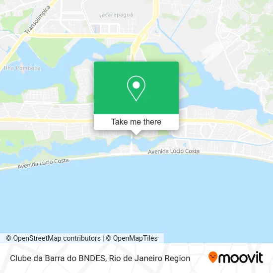 Clube da Barra do BNDES map