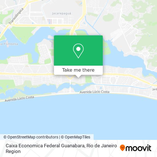Caixa Economica Federal Guanabara map