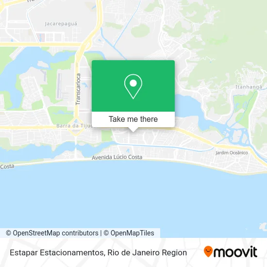 Estapar Estacionamentos map