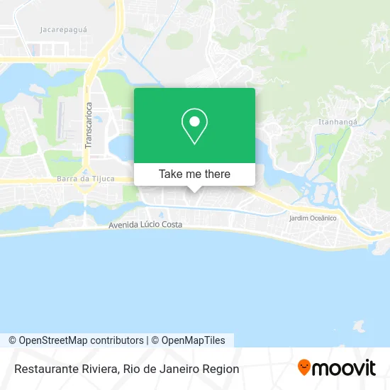 Restaurante Riviera map