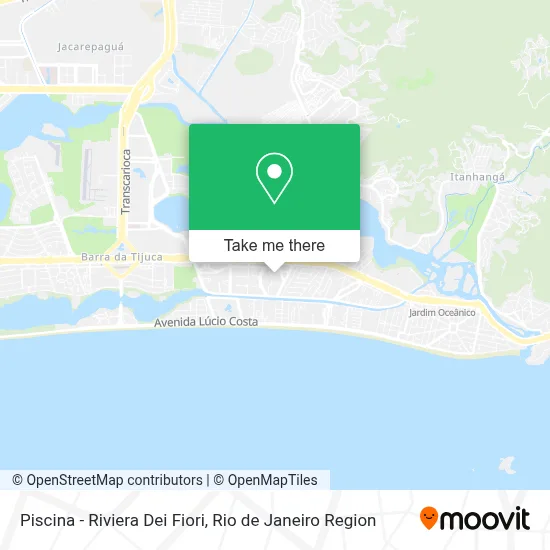 Piscina - Riviera Dei Fiori map