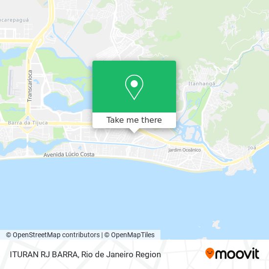 Mapa ITURAN RJ BARRA