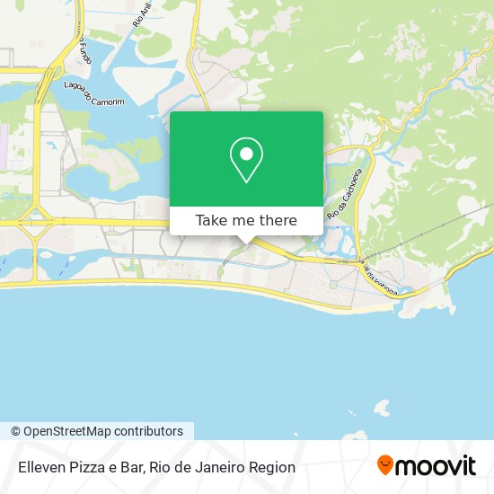 Mapa Elleven Pizza e Bar