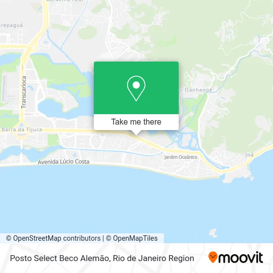 Posto Select Beco Alemão map