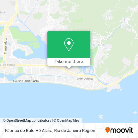 Fábrica de Bolo Vó Alzira map