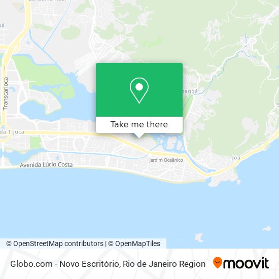 Globo.com - Novo Escritório map