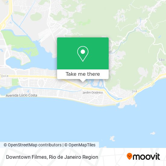 Downtown Filmes map