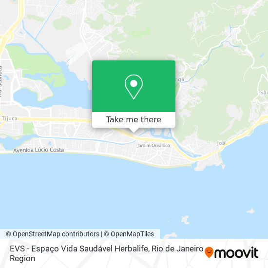 Mapa EVS - Espaço Vida Saudável Herbalife