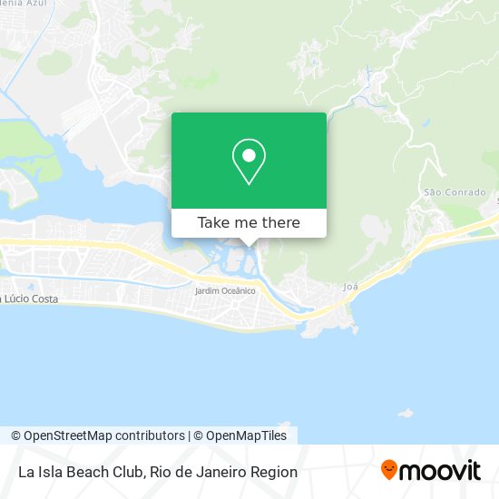 La Isla Beach Club map