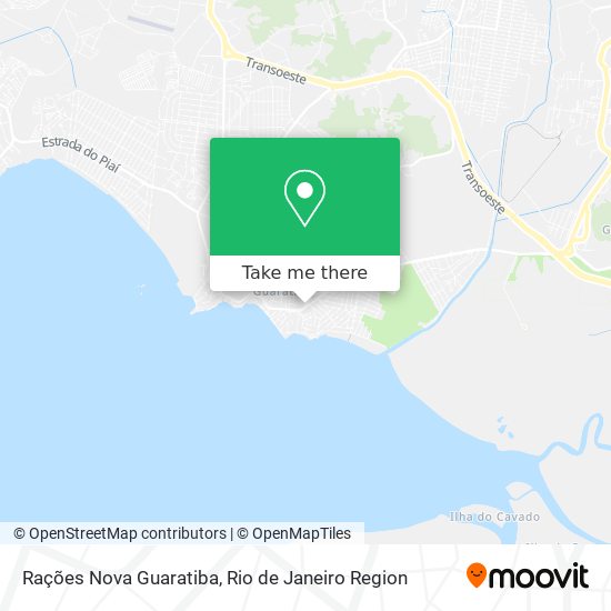 Rações Nova Guaratiba map