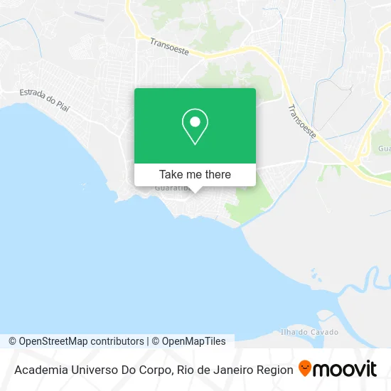 Academia Universo Do Corpo map