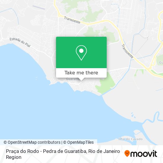 Praça do Rodo - Pedra de Guaratiba map