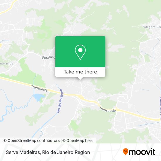 Serve Madeiras map