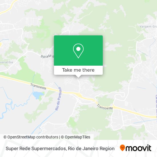 Super Rede Supermercados map