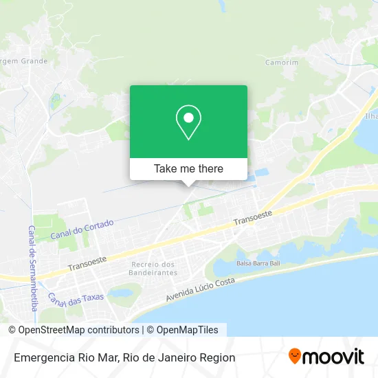 Emergencia Rio Mar map