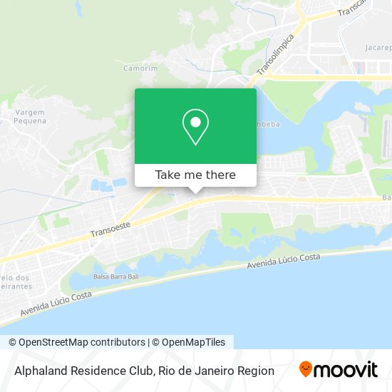 Mapa Alphaland Residence Club