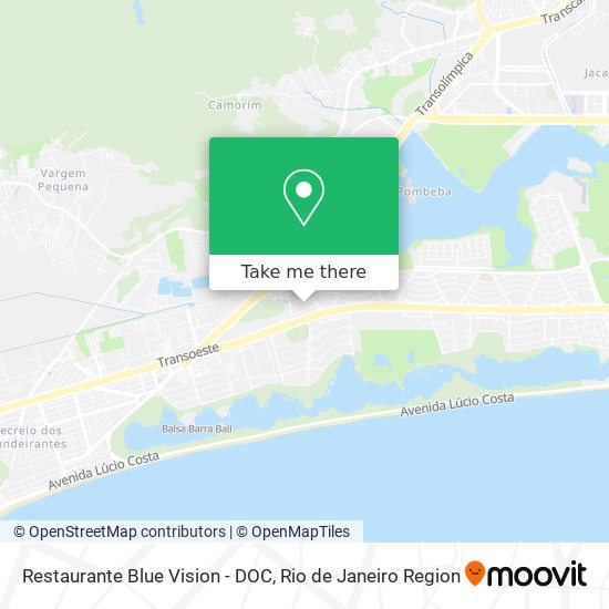 Restaurante Blue Vision - DOC map