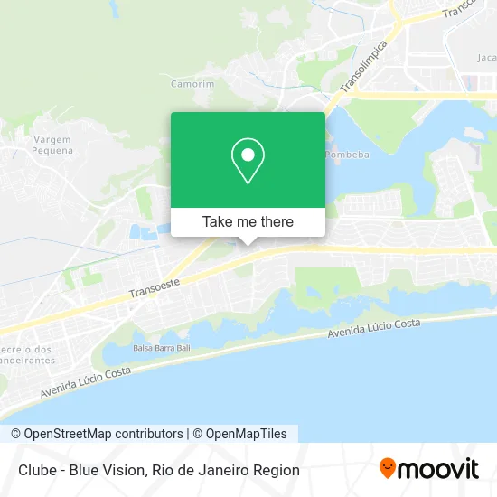 Clube - Blue Vision map