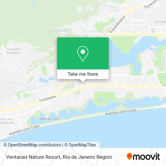 Ventanas Nature Resort map