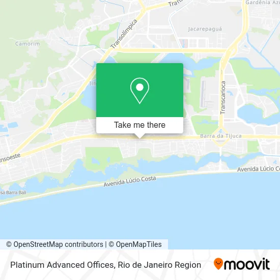 Platinum Advanced Offices map