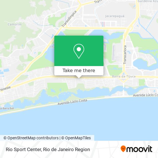Rio Sport Center map