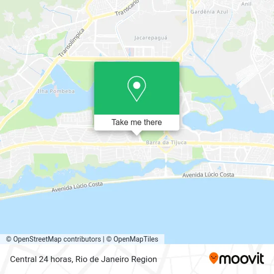 Central 24 horas map