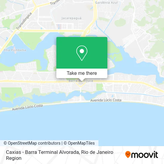Caxias - Barra Terminal Alvorada map