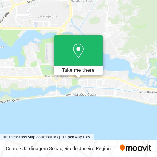 Curso - Jardinagem Senac map