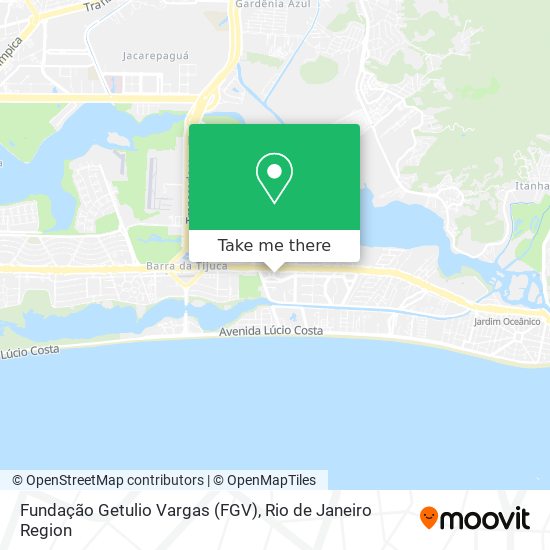 Mapa Fundação Getulio Vargas (FGV)