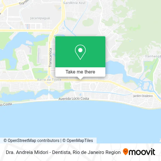 Dra. Andreia Midori - Dentista map