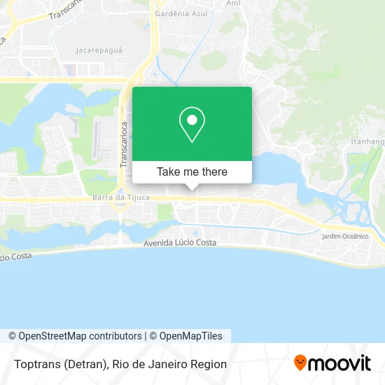 Toptrans (Detran) map