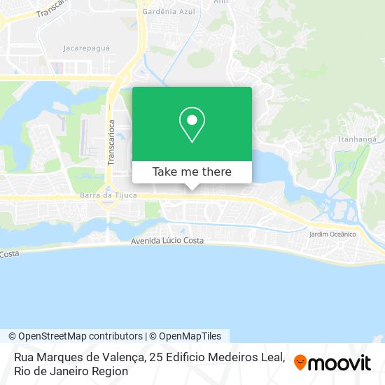 Mapa Rua Marques de Valença, 25 Edificio Medeiros Leal