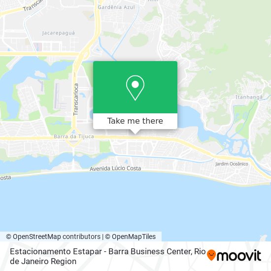 Estacionamento Estapar - Barra Business Center map