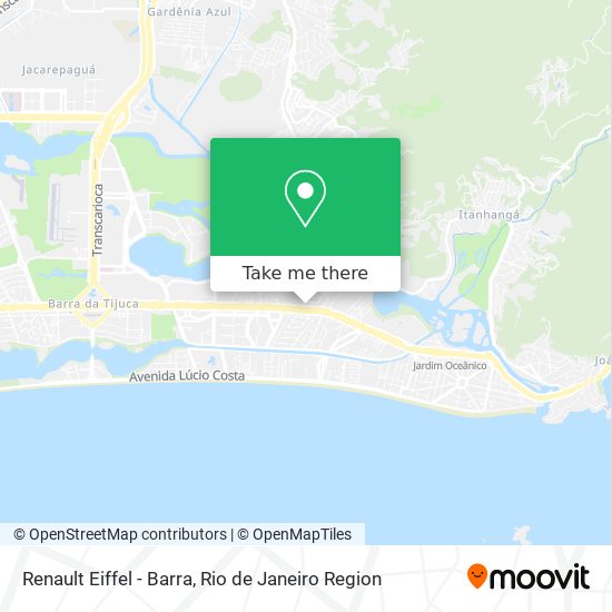 Renault Eiffel - Barra map