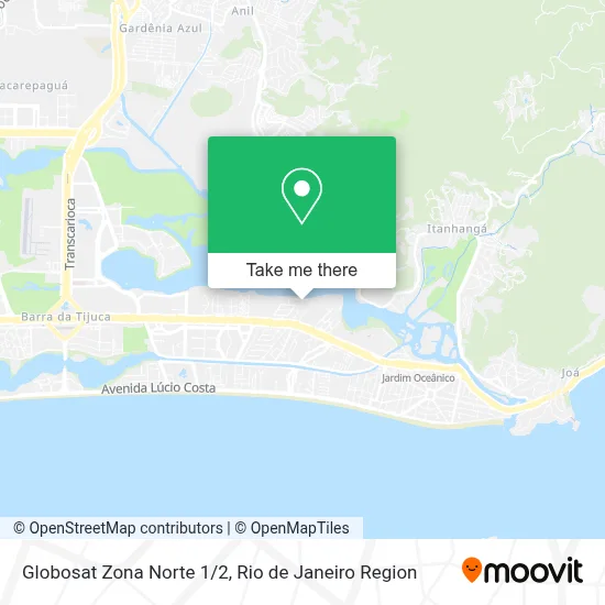 Globosat Zona Norte 1/2 map