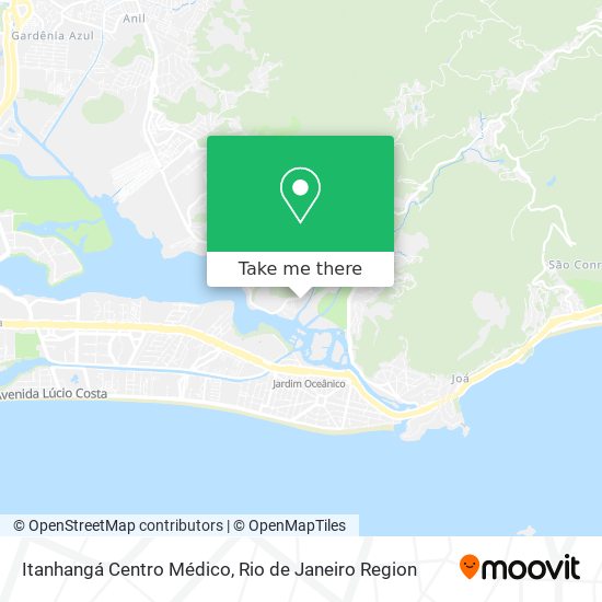 Itanhangá Centro Médico map