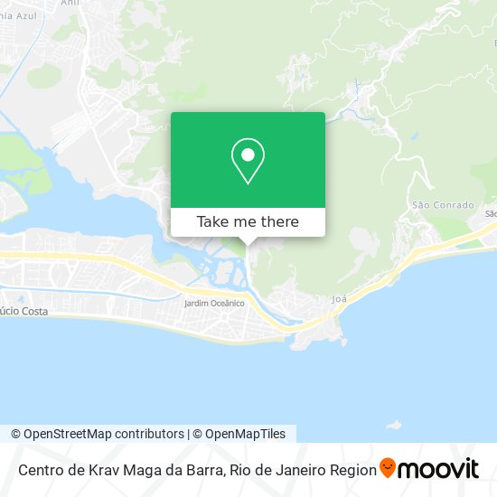 Centro de Krav Maga da Barra map