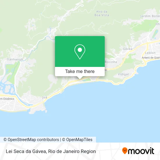 Lei Seca da Gávea map