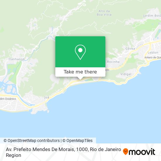 Mapa Av. Prefeito Mendes De Morais, 1000