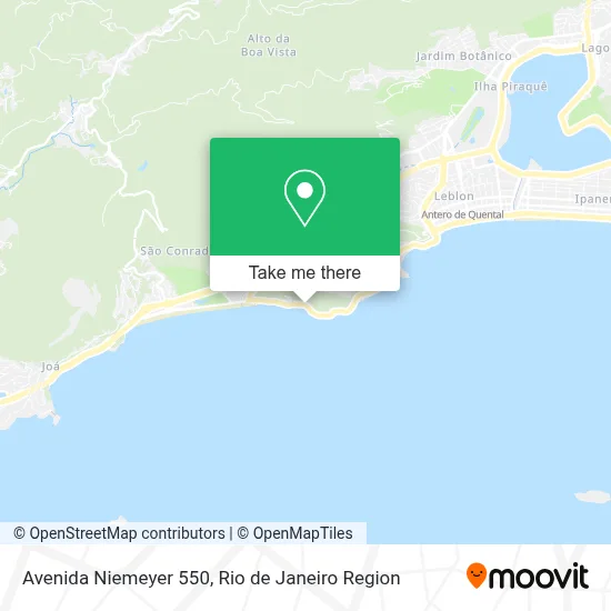 Avenida Niemeyer 550 map