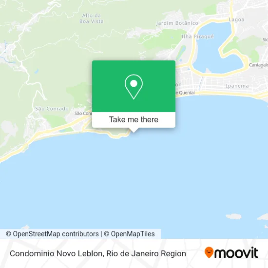 Condominio Novo Leblon map