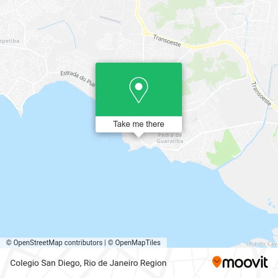 Colegio San Diego map