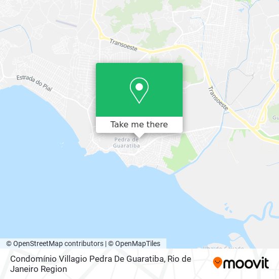 Mapa Condomínio Villagio Pedra De Guaratiba