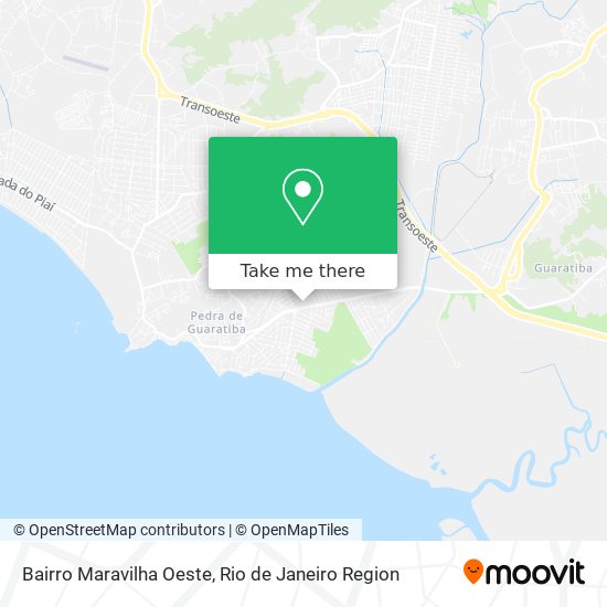 Bairro Maravilha Oeste map