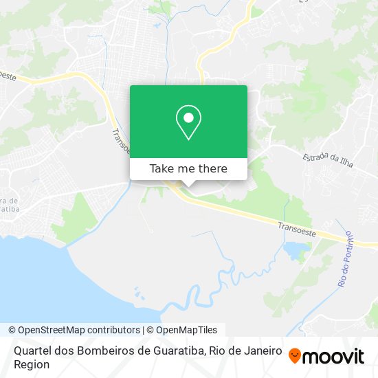 Quartel dos Bombeiros de Guaratiba map