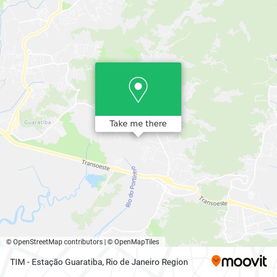 Mapa TIM - Estação Guaratiba