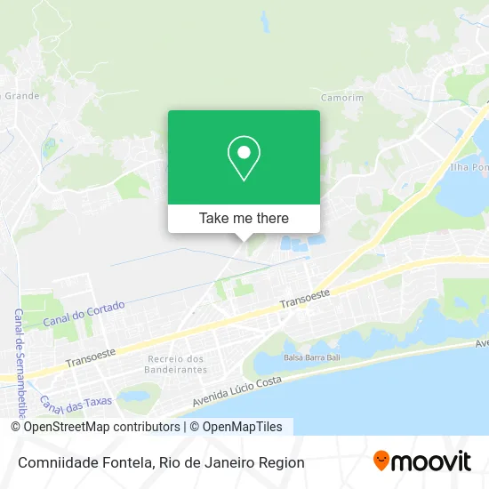 Comniidade Fontela map