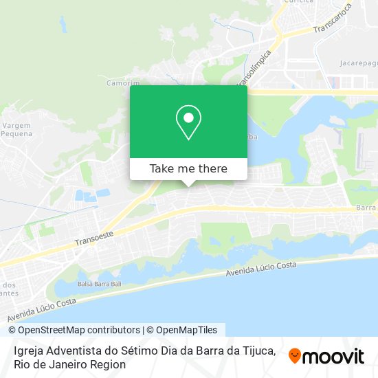 Igreja Adventista do Sétimo Dia da Barra da Tijuca map