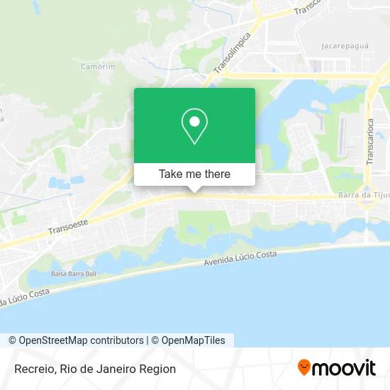 Recreio map
